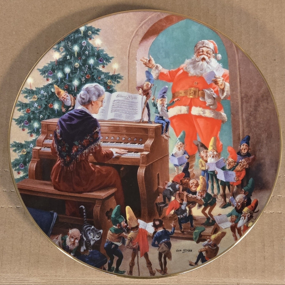 Hamilton Collection A Christmas Chorus Plate
